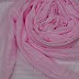 Designer Party Wear Striped Liner Stole With Colorful Fringe's - Pink